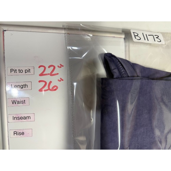 Aerie Women Boyfriend Tee Top XS Blue Distressed Oversized Boho Mineral Wash - Picture 5 of 5